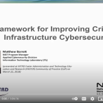 FRAMEWORK FOR IMPROVING CRITICAL INFRASTRUCTURE CYBERSECURITY