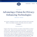 Advancing a Vision for Privacy-Enhancing Technologies
