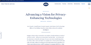 Advancing a Vision for Privacy-Enhancing Technologies